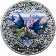 2 Dollars - Elizabeth II Swallows, Niue, 2013 reverse image