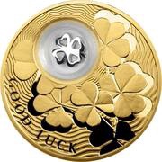 2 Dollars - Elizabeth II Clover, Niue, 2013 reverse image