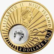 2 Dollars - Elizabeth II Horseshoes obverse image
