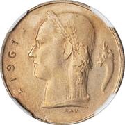 1 Franc Trial strike reverse image