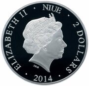 2 Dollars - Elizabeth II Valentine obverse image