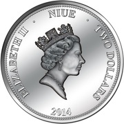 2 Dollars - Elizabeth II Panama Canal obverse image