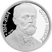2 Dollars - Elizabeth II Gustav Fabergé, Niue, 2014 reverse image