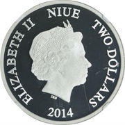 2 Dollars - Elizabeth II Donald Duck 80th Birthday obverse image