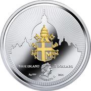 2 Dollars - Elizabeth II Saint John Paul II obverse image