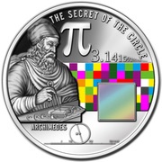2 Dollars - Elizabeth II Archimedes, Niue, 2014 reverse image