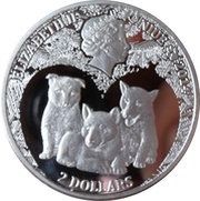2 Dollars - Elizabeth II West Siberian Laika obverse image
