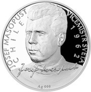 2 Dollars - Elizabeth II Josef Masopust, Niue, 2014 reverse image