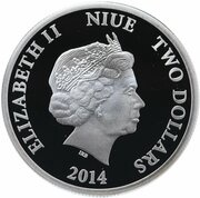 2 Dollars - Elizabeth II Year of the Horse obverse image