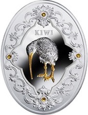 2 Dollars - Elizabeth II Kiwi, Niue, 2014 reverse image