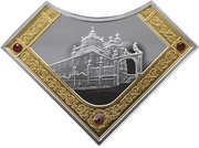 2 Dollars - Elizabeth II St. George's Cathedral, Niue, 2014 reverse image