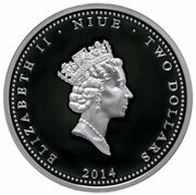 2 Dollars - Elizabeth II Angels of St. Petersburg obverse image