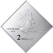 2 Dollars - Elizabeth II Christ with the Chalice obverse image
