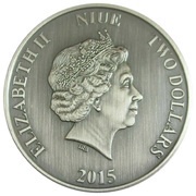 2 Dollars - Elizabeth II Heroes of Niue obverse image