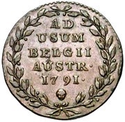 2 Liards / Oorden - Leopold II, Belgium, 1791-1792 reverse image