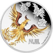 2 Dollars - Elizabeth II Phoenix, Niue, 2015 reverse image
