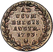 2 Liards / Oorden - Francis II, Belgium, 1792-1794 reverse image