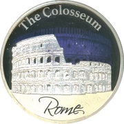 2 Dollars - Elizabeth II Colosseum Rome, Niue, 2015 reverse image