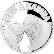 2 Dollars - Elizabeth II Gorillas, Niue, 2015 reverse image