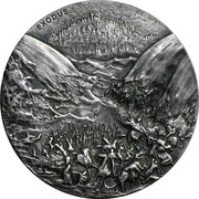 2 Dollars - Elizabeth II Exodus, Niue, 2015 reverse image