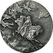 2 Dollars - Elizabeth II Pale Horse, Niue, 2015 reverse image