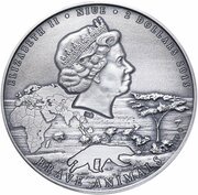 2 Dollars - Elizabeth II Honey Badger obverse image