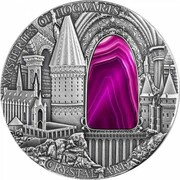 2 Dollars - Elizabeth II Hogwarts, Niue, 2015 reverse image