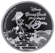 2 Dollars - Elizabeth II Daisy Duck, Niue, 2015 reverse image