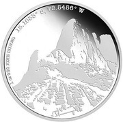 2 Dollars - Elizabeth II Machu Pichu, Niue, 2015 reverse image