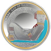 2 Dollars - Elizabeth II Chaac, Niue, 2015 reverse image