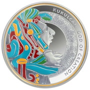 2 Dollars - Elizabeth II Kukulcán, Niue, 2015 reverse image