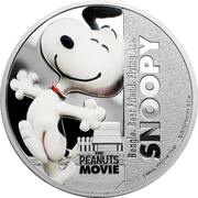 2 Dollars - Elizabeth II Snoopy, Niue, 2015 reverse image