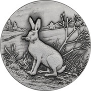 2 Dollars - Elizabeth II Mountain Hare, Niue, 2015 reverse image