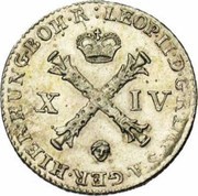 14 Liards / Oorden - Leopold II obverse image