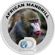 2 Dollars - Elizabeth II African Mandrill, Niue, 2016 reverse image