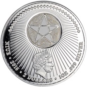 2 Dollars - Elizabeth II Approach of the Wise Men; 5-Pointed Star obverse image