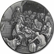 2 Dollars - Elizabeth II Birth of Jesus, Niue, 2016 reverse image
