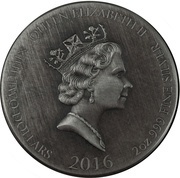2 Dollars - Elizabeth II Bjorn Ironside obverse image