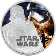 2 Dollars - Elizabeth II Captain Phasma reverse image