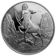 2 Dollars - Elizabeth II Centaur, Niue, 2016 reverse image