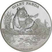 2 Dollars - Elizabeth II Giant Panda, Niue, 2016 reverse image