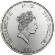 2 Dollars - Elizabeth II Narcissus obverse image