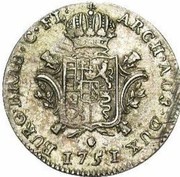 ⅛ Ducaton - Maria Theresia reverse image