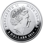 2 Dollars - Elizabeth II 2014 FIFA World Cup obverse image