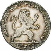 10 Sols / Stuivers Type 1; Insurrection Coinage obverse image