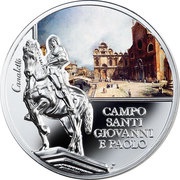 2 Dollars - Elizabeth II Campo Santi Giovanni e Paolo, Niue, 2016 reverse image