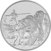 2 Dollars - Elizabeth II Cyclops, Niue, 2016 reverse image