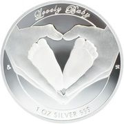 2 Dollars - Elizabeth II Lovely Baby, Niue, 2016 reverse image