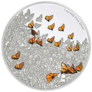 2 Dollars - Elizabeth II Monarch Butterfly, Niue, 2016 reverse image