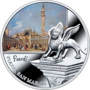 2 Dollars - Elizabeth II Piazza san Marco, Niue, 2016 reverse image